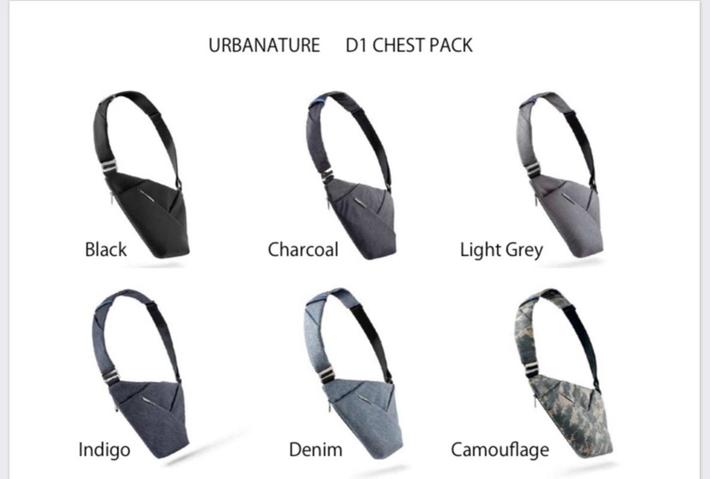 D1 Chest Back NIID×URBANATURE　D1 チェストバッグ ニード ショルダーバッグ 斜めがけ