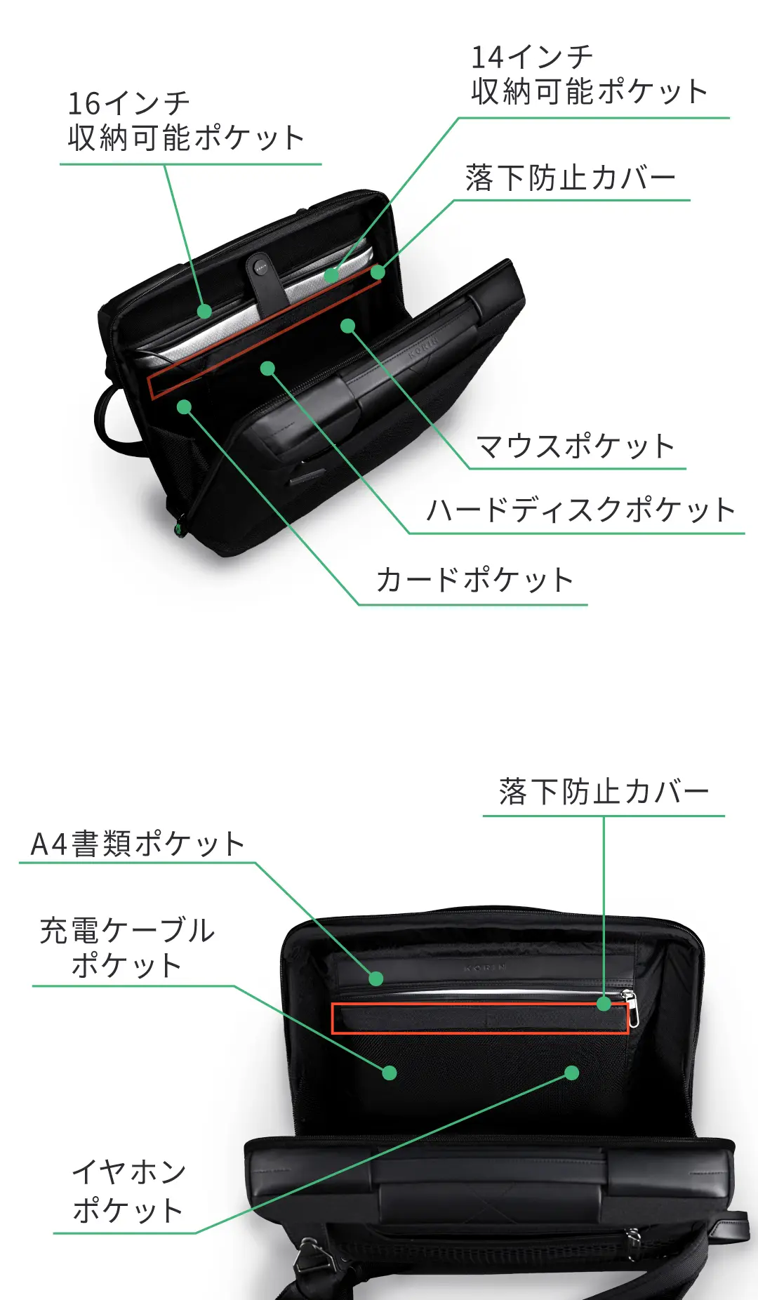 ComPack Korin Design コムパック コリンデザイン リュック バックパック