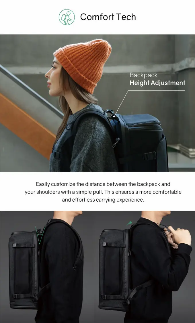 HubPack X Korin ビジネスバッグパック ブラック 多機能 ロック有 HubPack X Korin ビジネスバッグパック ブラック 多機能 ロック有